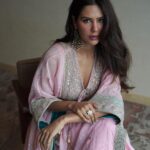 Sonam Bajwa Instagram - Wore @anantamofficial for GGC promotions. Make up @cocoballucci_ Hair @hairbyharrybajwa Styled by me 🌝