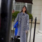 Sonam Kapoor Instagram - At the Burberry show today sporting it's newest threads. Outfit : @burberry Styled by : @rheakapoor Styling assistant: @abhilashatd Make Up : @namratasoni Hair : @hairbyreenap Publicist: @chandnimodha_ Photographer: @sashajairam London, United Kingdom