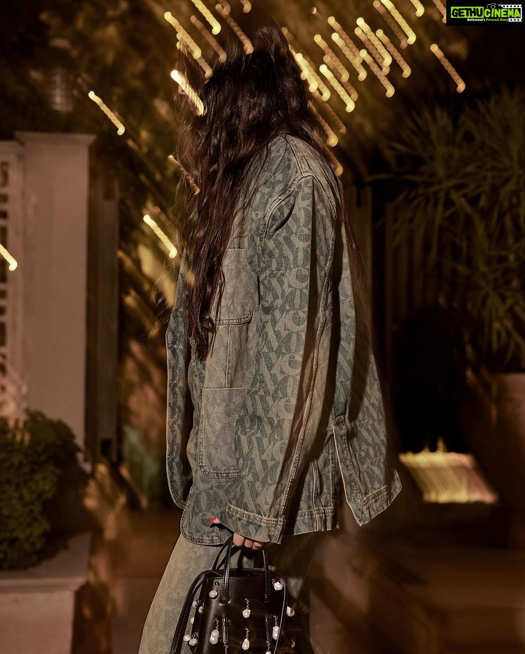 Sonam Kapoor Instagram - šā¤ļø @vegnonveg Our highly anticipated new collection launched at 11:00 AM in-stores and on vegnonveg.com The VegNonVeg leisures collection features a range of denim jeans, jean jackets and blazers with a subtle custom-made VegNonVeg monogram. The collection features heavy-weight cotton denim with laser printed VegNonVeg monogram. The washes and finishes throughout this drop are deliberately distressed to give the garments a worn-in and vintage look for an overall grunge-inspired aesthetic. #vnvfits #vegnonveg