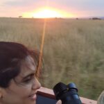 Sonu Gowda Instagram – Amazing experience to witness the beauty which god has created.. golden lights painted with orange, pink and blue❤️ Masai Mara, Kenya