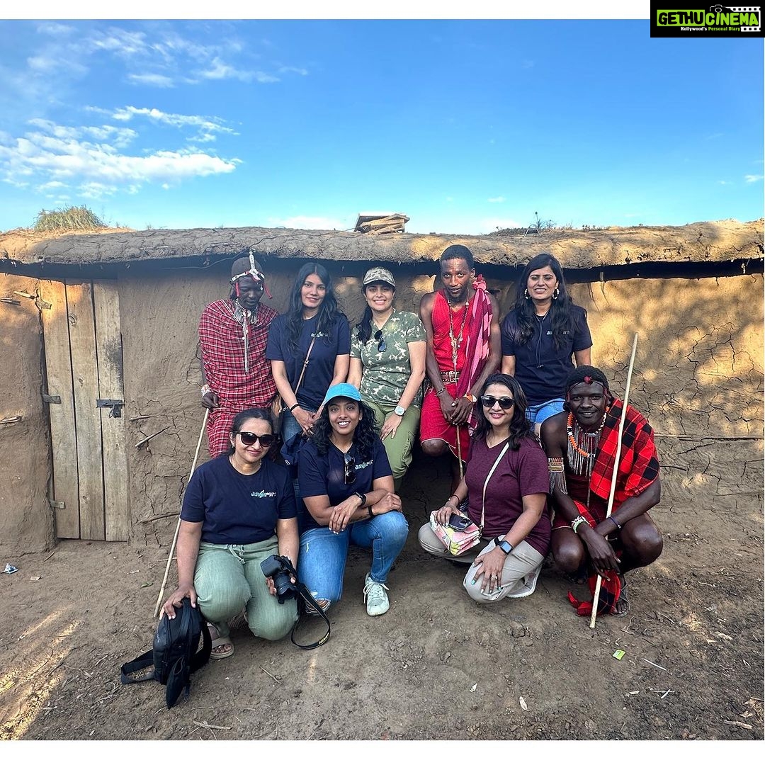 Sonu Gowda Instagram - Had an amazing time at Masai Village! The cultural dance and music were top attraction, and I was fascinated to learn about the history behind the jumping. The land is so dry that plants cannot grow, so the Masai people depend on meat for sustenance. Despite this, they are making a name for themselves in society by educating themselves; I was impressed to see that they have schools nearby where both boys and girls attend. I noticed that many of them are highly motivated to study and do well, not just for the sake of their tribe but also for their country. Their culture and hospitality are truly rich, and their connection to nature is inspiring. Masai Mara, Kenya