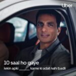 Sonu Sood Instagram - Kabhi kabhi 10 saal mein bahut kuch badal jaata hai Aur kabhi kuchh bhi nahi. Toh bataye humein, aisa kya hai aapki zindagi mein jo aaj bhi waise ka waisa hi hai? @Uber_India ko tag karo, comments mein batao aur jeeto apne agle Uber ride ke liye ek special PROMO CODE. (Yaad rakhna, jeetne ke liye aap ka comment hona chahiye sabse last aur sabse funny) #IndiaKiRide #Uber10Years #PromoCode #Ad #UberIndia