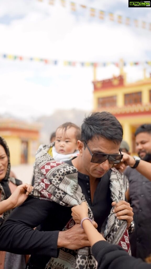 Sonu Sood Instagram - Any job of a Babysitter? I am the best ❤ Attractive packages available 😂🤗 #himachal #kaza 🎥: @sagar__photography_