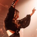 Sophie Choudry Instagram - Flashing lights is all she ever wanted🪩 🎤 🎶 #giglife #stagestyle #dubai #sophielive #lovewhatido #gorihai #ekpardesimeradillegaya #sophiechoudry MARQ Club Dubai