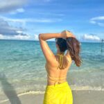 Sophie Choudry Instagram - The last of summer🩵 #summer23 #islandlife #beachvibes #ocean #myhappyplace #sophiechoudry Somewhere Only We Know...