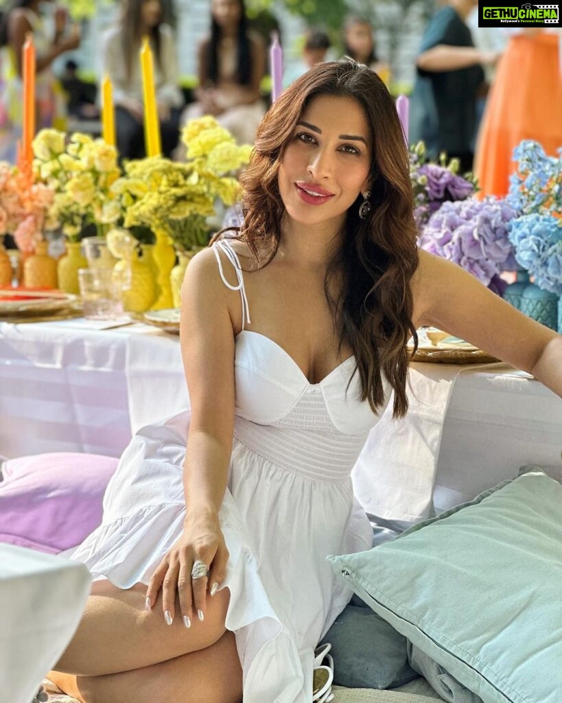 Sophie Choudry Instagram - Picnics in the park💕 #London #summertime Tku Shaz & Shayan.. as always the most incredible hosts💕 #london #vacaymode #picnic #sophiechoudry #summering Grosvenor Square