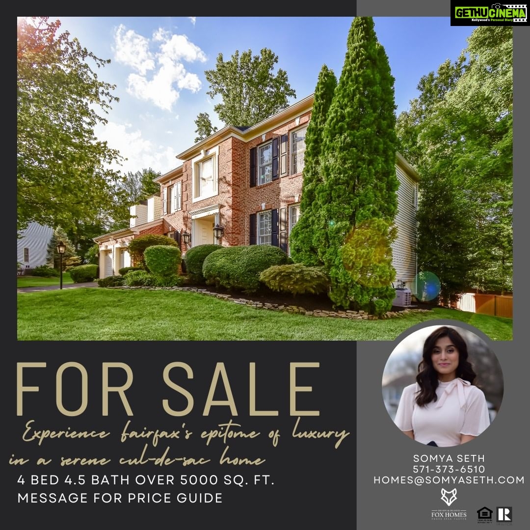 Soumya Seth Instagram - Luxury Redefined: Your Dream Home Awaits in Fairfax #RealEstate #HomeForSale #PropertyForSale #DreamHome #HouseHunting #NewListing #HomeSweetHome #LuxuryHomes #OpenHouse #JustListed #InvestmentProperty #HomeBuyer #HouseGoals #ForSaleByOwner #HomeSearch #RealEstateAgent #BuyersMarket #SellersMarket #MovingDay #HomesForSale