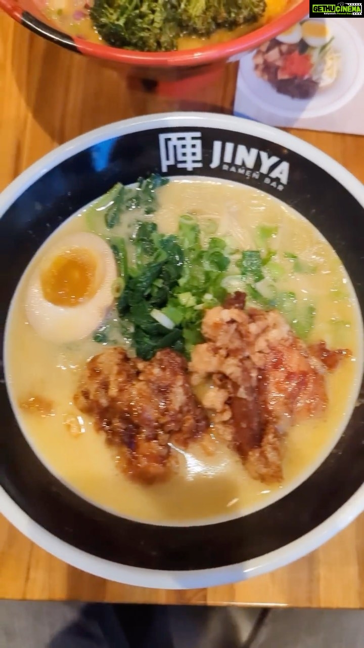 Soumya Seth Instagram - Last Friday night, we opted for Jinya Ramen, and it proved to be a delightful choice. The Ramen was incredibly delicious, and the ambience was fantastic. To my delight, they also offered excellent Vegan options. Though it was a bit pricier than anticipated, I’d gladly return for the sake of satisfying my Ramen cravings! Reston, Virginia