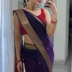 Soundariya Nanjundan Instagram - Embracing the elegance of sarees with a touch of mirror magic💙 . Sarees- @thenmozhidesigns Makeover & hairdo- @priyaprabu_artistry Jewelry- @kanakadhara_jewellery @rimliboutique . #JoshMeinAaja @officialjoshapp @joshapp.tamil . . . #soundariyananjundan #sarees #saree #sareelove #fashion #sareelovers #model #sareesofinstagram #ethnicwear #sareeblouse #silksarees #sareefashion #blogger #indianwear #sareeindia #reelsinstagram #actor #indianfashion #sareedraping #outfit #designersarees #fashionblogger #india #sareelover #sareestyle #instagram #instadaily #instagood # #reels Tamilnadu,India