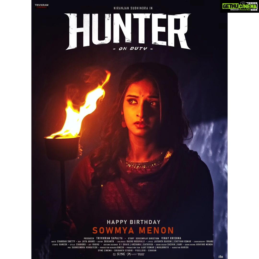 Sowmya Menon - 12.3K Likes - Thankyou Team for the lovely wishes 😇🥰
Lets begin the Hunt in Theaters Soon❤
#hunter #kannada #kfi #kollywood #panindiamovie #kannadamovies #kannadaactress #comingsoon #grateful♾️ #blessed
@uvtrack.k6 @trivikramsapalya