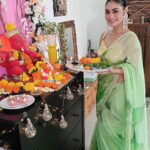 Sreejita De Instagram – You will be missed…. You are always there in our hearts…. ❤️🕉️

Wearing @laado_by_neha 
Earrings @official_pf_buttons_and_bows 

#ganpati #ganpatifestival #instagood #instagram #sreejitade
