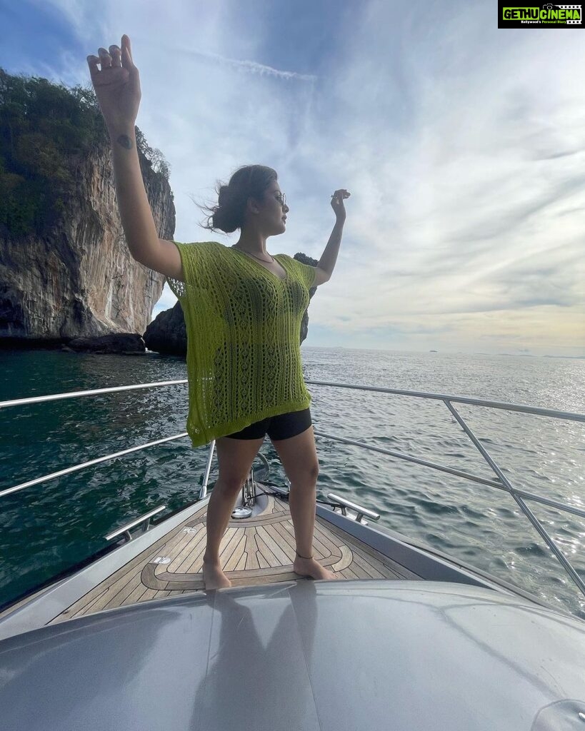 Sreemukhi Instagram - May 10th 2023! ❤️✨ #thailand #phuket #sreemukhi #yacht