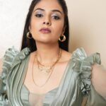 Sreemukhi Instagram - ✨✨ Styling @greeshma_krishna.k Outfit @akhilareddylabel PC @epics_by_pradeep Makeup @nookesh.malla Hair @mahesh_ravulapalli #sreemukhi #starmaa #ASMP
