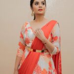 Sreemukhi Instagram - ASMP ✨ Styling @harinireddym Outfit @nsdesignerstudios Jewellery @fashioncurvee PC @manoj_gangula Makeup @nookesh.malla Hair @mahesh_ravulapalli #sreemukhi #aadivaaramwithstarmaaparivaaram #starmaa