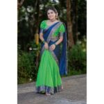 Sreevidya Nair Instagram - 🌺 Clicks @3leaf_photography Costume @denaira_boutique Makeup @arun_uthradam Hair @bismithaaina Styling @jaishamary_