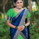 Sreevidya Nair Instagram - 🌺🌺 Click @3leaf_photography Costume @denaira_boutique Makeup @arun_uthradam Styling @jaishamary_ Hair @bismithaaina