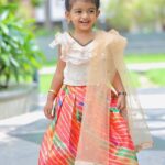 Sridevi Ashok Instagram - ♥️🩷🧡💗💛🤎🤍❤️ Dress from : @minibee.outfits