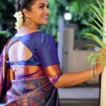 Sridevi Ashok Instagram – Many people have different wishes, mine is having different types of sarees for all occasions.

Thanks @abarnasundarramanclothing for this beautiful blouse pattern stitched in a very short span of time .

Blouse : @abarnasundarramanclothing 
Saree : @maa.boutique28 

#sareefortradition #sareelove #sareedraping #sareecollection
