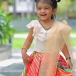 Sridevi Ashok Instagram - ♥️🩷🧡💗💛🤎🤍❤️ Dress from : @minibee.outfits