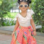 Sridevi Ashok Instagram - Good Morning & Happy Sunday Wearing this beautiful Skirt & Top from @minibee.outfits Have you already started your festive shopping? #srideviashok #sitarachintala #festiveclothing #traditional #traditionalwear #chennaiinfluencer #kidsfashion #fashionnova #smile Chennai, India