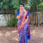 Sridevi Ashok Instagram - Thank you @maa.boutique28 for this beautiful festive look saree.. ✨Nikki Galrani Inspired Saree in Triple Shade ✨Premium Quality ✨Available in more Beautiful Colours 💫Get the Grand & Elegant Sarees in Best Price Be it winters or summers, a saree is for all seasons. Wear it to flaunt it. Love for saree always be there. #srideviashok #saree #ponni #reelsinstagram #reelsvideo #reelsviral
