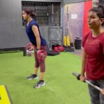 Sridevi Ashok Instagram - Ellam Gym body da …. With my gym partner @chaitrareddy_official