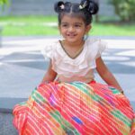 Sridevi Ashok Instagram - ♥️🩷🧡💗💛🤎🤍❤️ Dress from : @minibee.outfits