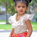 Sridevi Ashok Instagram - ♥️🩷🧡💗💛🤎🤍❤️ Dress from : @minibee.outfits