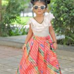 Sridevi Ashok Instagram – ♥️🩷🧡💗💛🤎🤍❤️
Dress from : @minibee.outfits