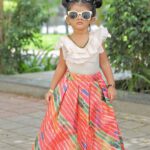 Sridevi Ashok Instagram - ♥️🩷🧡💗💛🤎🤍❤️ Dress from : @minibee.outfits