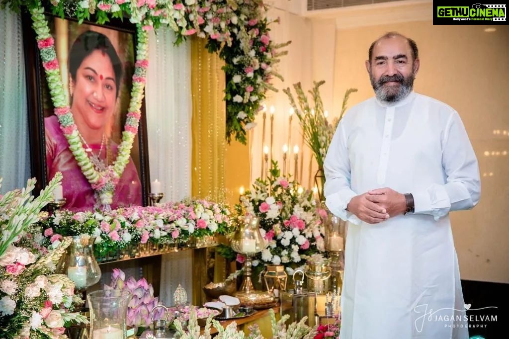 Sridevi Vijaykumar Instagram - Amma's 10th year anniversary prayer meet 23.07.2023 🙏 Those we love never truly leave us. There are things that death cannot touch. Miss you so much Mummy You were the reason for all the happiness and positivity and you continue to be so... We will always celebrate you Love you Ma Decor:@geetuevents Photography:@jaganselvamphotography Venue:@prithapalace Pritha Palace