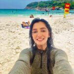 Srishti Jain Instagram – One of the best days of my life! I free swam in the ocean! No life vest, no stress, no outside noise! Just me and the ocean and it’s beautiful creatures! 
And then I swam some more , I couldn’t stop running into the ocean throughout my trip to Phuket and the neighbouring Islands! This smile is pure joy of a beautiful experience! 
.
.
.
.
.
.
.
.
.
#throwbackthursday #phuket #beachdiaries #seahairdontcare #blueocean #beachvibes #bliss #rayaisland #phuketthailand #memories #missingthebeach #instagood #instagram #instalike #explore #explorepage #love Phuket, Thailand