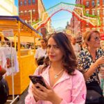 Srishty Rode Instagram - Looking on the pink side of life 💕🌸 Little Italy, Manhattan, New York, New York