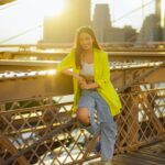 Srishty Rode Instagram - Golden Hour At the #brooklynbridge 💚💛❤️ Brooklyn Bridge