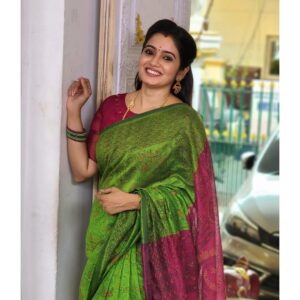 Srithika Instagram - If you don't like something, change it. If you can't change it, change your attitude. 
.
Saree @varshini_sareez 
.
#saree #inbetweenshoot #fun #photoshoot