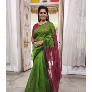 Srithika Instagram - If you don't like something, change it. If you can't change it, change your attitude. 
.
Saree @varshini_sareez 
.
#saree #inbetweenshoot #fun #photoshoot
