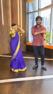Srithika Instagram - Following the trend with @srithika_saneesh akka 🤩🥳🌟😎💯 . . . #dasara #keerthisuresh #srithikasaneesh #srithika #magarasi #mainaruvettikatti #followingthetrend #trendingreels #viral #trending #instareels #vjaswath #suntv MRC Nagar
