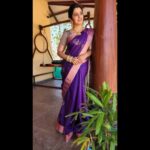 Srithika Instagram – The best color in the whole world is the one that looks good on you💜💜💜
.
Saree @fancy_by_parambhara 
Jewels @kabijewellery 
Bangles @varnudais 
.
#shooting #aaokkatiadakku #geminitv #hyderabad #purple #colour #purplecolor #silk #silksarees #saree #sareelove Hyderabad