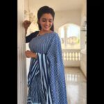 Srithika Instagram – When unsure about what to wear, drape a saree💙💙💙
.
Saree @varshini_sareez 
.
#shooting #saree #cottonsaree #cotton #comfortable #summer #summeroutfit #summertime