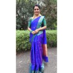 Srithika Instagram – Nothing makes a woman looks more beautiful like a saree does💙💙💙
.
Saree @theuseeshop 
.
#saree #sareelove #blue #beautifulcolor #lovely #posing #shoot #photos