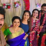 Srithika Instagram – Congratulations dear @shwetha_bandekar and @malmaruga 💐💐💐
.
With @ssr_aaryann 
  @mounikadeviofficial 
  @actormunna_official 
.
#marriage #congratulations #happymarriedlife #friends #lovelycouples #beautiful #newlifebegins Chennai, India