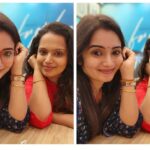 Srithika Instagram - Fun sharing AKKA'S kannadi 😎😎😎 . With @sudha.sandeep_ . #sister #sisters #sisterlove #outing #aftersolong #funtimes #fun Chennai, India