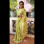 Srithika Instagram - "You can't go back and change the beginning, but you can start where you are and change the ending". . Saree @annie_boutique55 . #magarasi #suntv #shooting #shoot #chennai