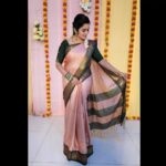 Srithika Instagram - The key to BEING HAPPY is knowing you have the power to choose what to accept and what to let go. . Saree @aishu_boutique_official . #positivevibes #positivity #saree #happy #shooting #beautiful