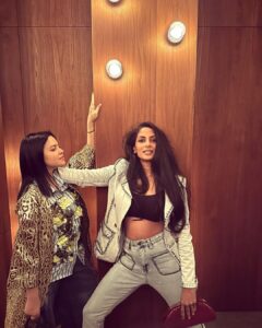 Sriya Reddy Instagram - There’s never a dull moment with this human ! Thank you for entertaining me through the years ❤️🧿 my fashionista urmi ! #tokyo for the 2nd time around !