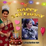 Sudha Chandran Instagram - हर कदम आपके होंठों पे हंसी हो, हर पल आपके दिल में ख़ुशी हो! सितारे भी ज़मीन पर आकर आपको घेर लें, ऐसी चाँद के तरह चमकती आपकी जिंदगी हो. जन्मदिन की शुभकामनायें नजर में आपकी नज़ारे रहेंगे, पलकों पर चाँद सितारे रहेंगे, बदल जाये तो बदले ये ज़माना, हम तो हमेशा आपके दिवाने रहेंगे. जन्मदिन की शुभकामनायें Happy Birthday Angel @sudhaachandran mam ❤️