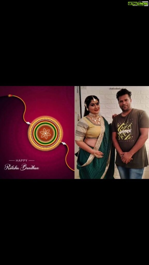 Sudha Chandran Instagram - My brother from another mother....who has stood like a rock with us during my most memorable nd difficult times...thnx vijay m fortunate that u r a part of our life.... happy rakshabandhan....God bless you always . . . . #bekaboo#balajitelefilms#india#bollywood#zee#zee5 #zeetelugu#nagin#naagin6#instagram#instagramreels #dance#dancereels#instagramreels#dangaltv#enterr10 #sudhachandran#colorstv#voot#reelsgram#comedy# reelsvideo#trending#reels#trendingreelsvideo#lifestyle @kalpanathore@sumitsenapati5558 @vijay.lokhande.372 @rina_mane25