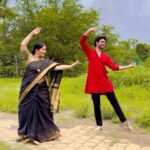 Sudha Chandran Instagram – It’s an pleasure when u dance with your idol @sudhaachandran #yuvraajparashar