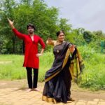 Sudha Chandran Instagram – A dream come true, dancing with Dancing queen @sudhaachandran Ma’am ❤️🧿 
#sudhachandran #yuvraajparashar #dance #reels