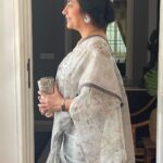 Suhasini Maniratnam Instagram – Hopefully the colour gray brings in grace.